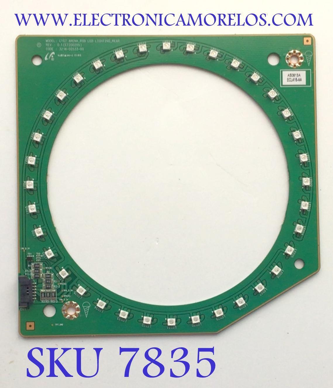 LED LIGHTING MONITOR SAMSUNG ODYSSEY / NUMERO DE PARTE 3216-02533-00 / ET200205 / A50813A / ECL416-AA / PANEL CY-PT270PLLV4H / MODELO LC27G75 / LC27G75TQSNXZA FG04